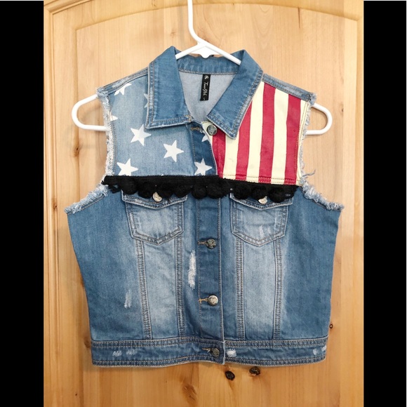 twelfth Jackets & Blazers - Americana Jean Vest